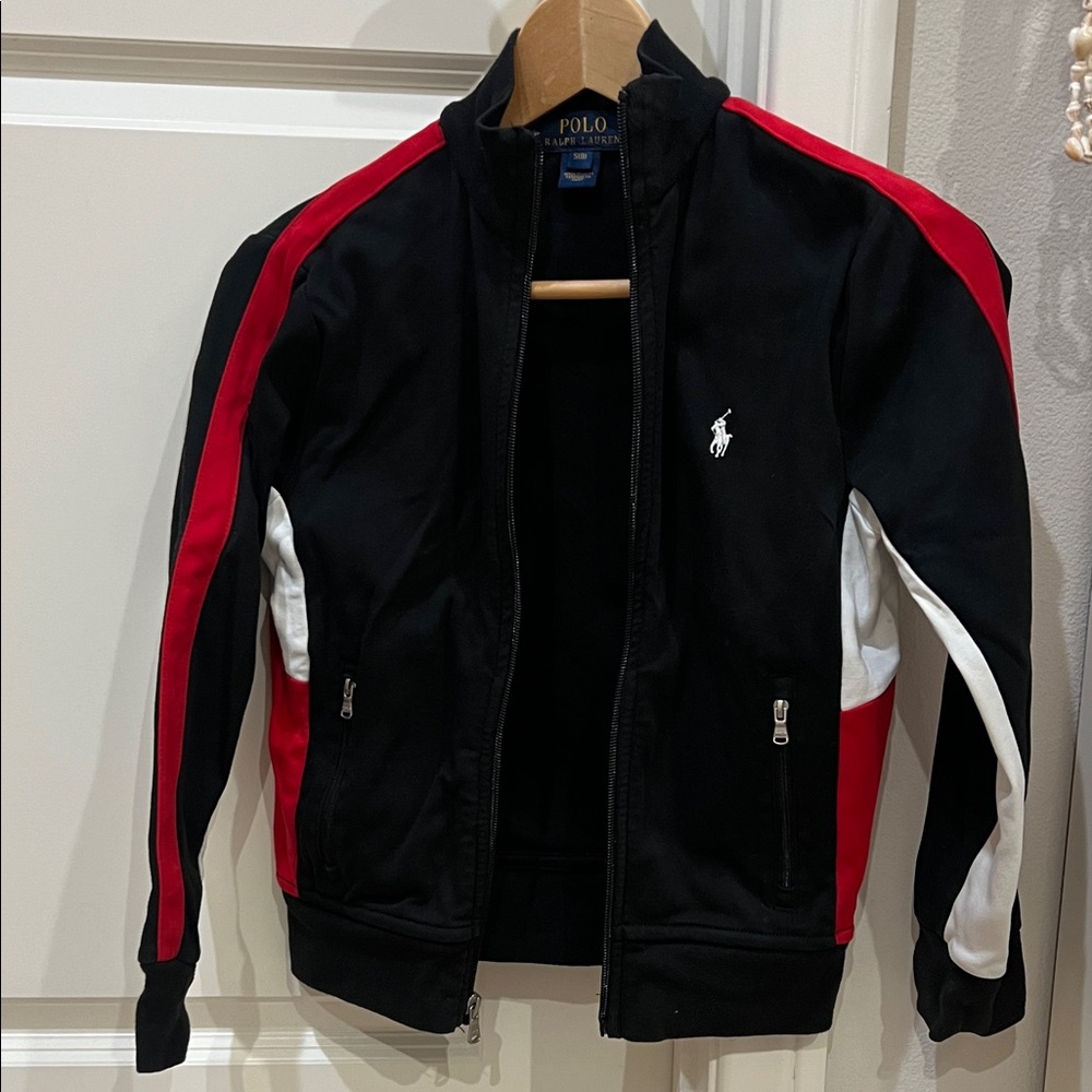 Polo by Ralph Lauren Black Zip-Up Jacket for Kids